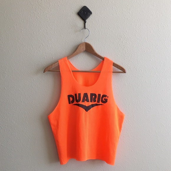 Vintage Tops - ’90s / Vintage Neon Duarig Mesh Tank
